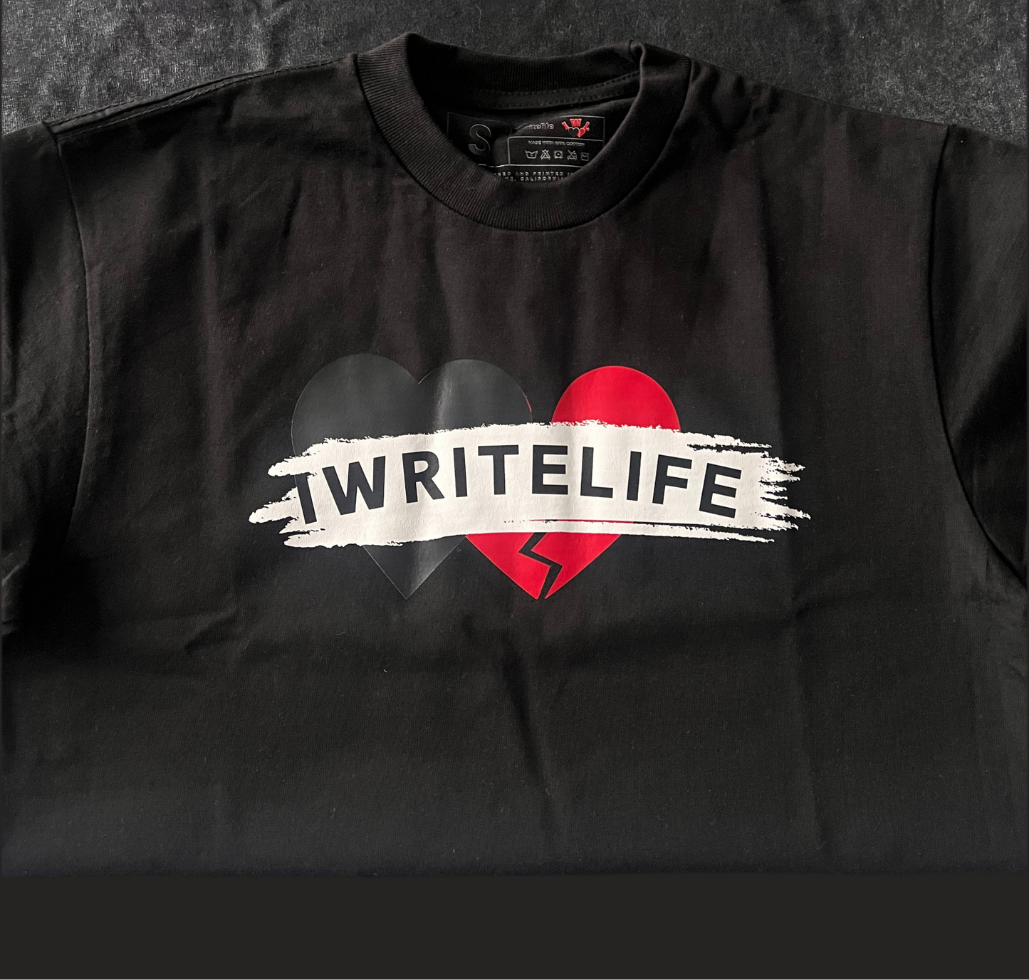 Passion & Grit Double Heart IWRITELIFE T