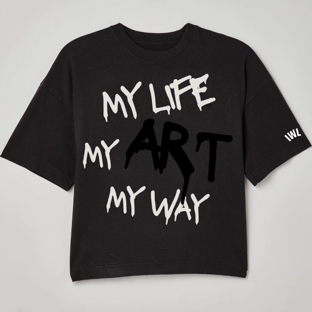 ( Pre Order ) IWL🖤 Montra Graphic T: My Life, My Art, My Way